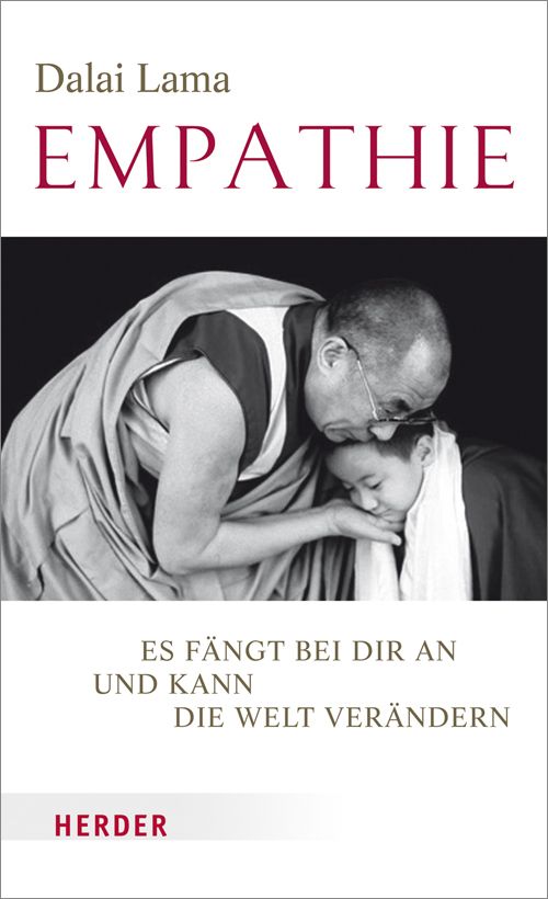 Der Dalai Lama der sich um ein Kind kümmert ist auf dem Buchcover zu sehen